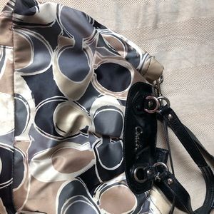 Coach multi color purse